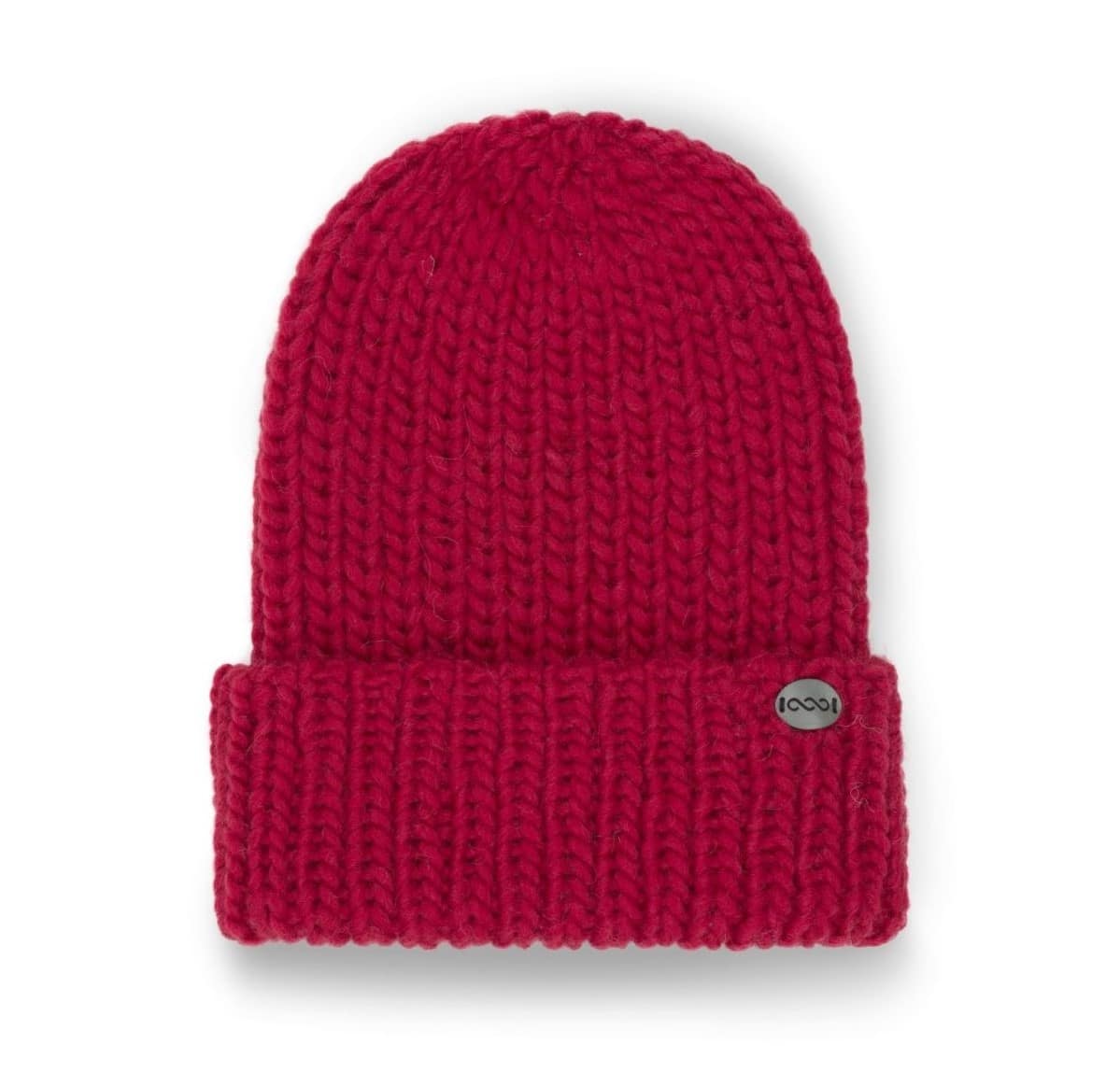 Czapka wełniana SOFFY czerwona Ręcznie robiona na drutach czerwona czapka wełniana SOFFY